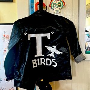 Grease Thunderbird Faux Leather Jacket size 2T-4T